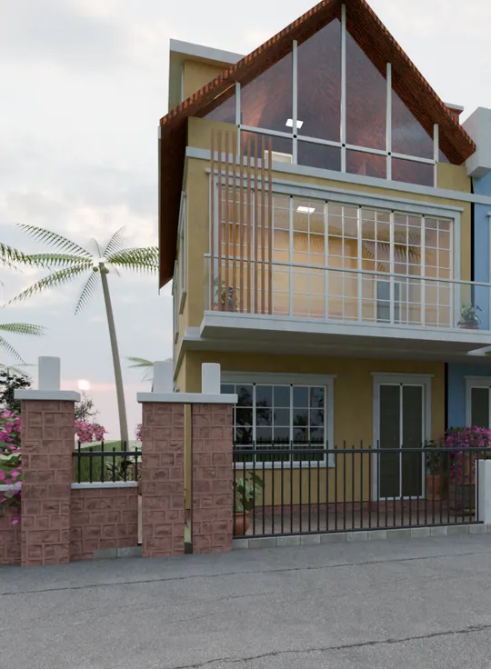 Street corner view